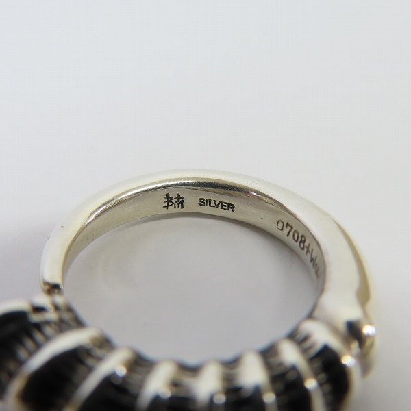 実際に弊社で買取させて頂いた【ギャラ付】BloodyMary/ブラッディマリー plain プレインリング/17号の画像 5枚目