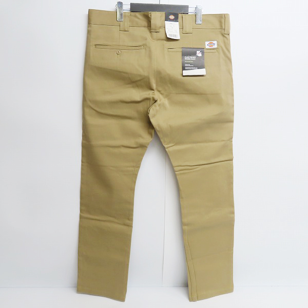 実際に弊社で買取させて頂いた【未使用】Dickies/ディッキーズ TC ストレッチ ナローパンツ 133M40WD03/36の画像 1枚目