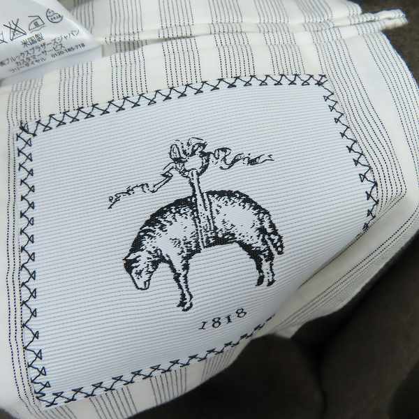 実際に弊社で買取させて頂いたBLACK FLEECE by Brooks Brothers/ブラックフリース ブルックスブラザーズ ウール2Bテーラードジャケット/BB3の画像 3枚目
