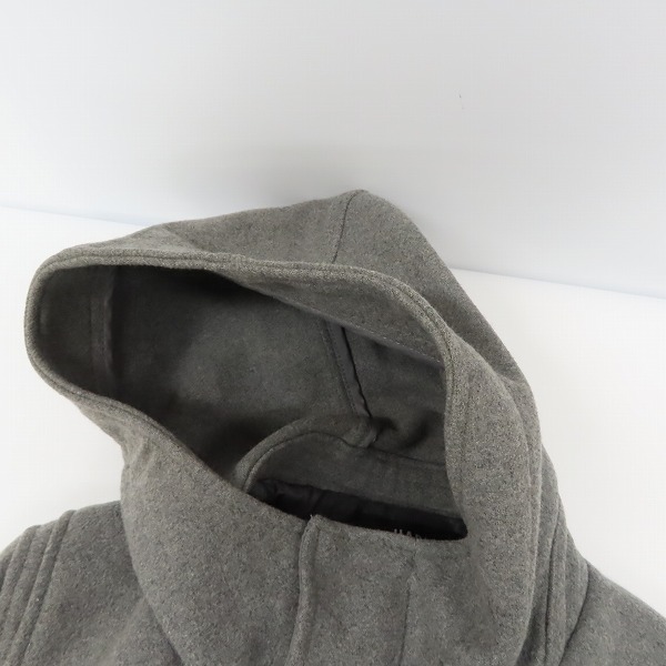実際に弊社で買取させて頂いたHARE/ハレ ジップダッフルコート ウール HA030027N9/Mの画像 5枚目