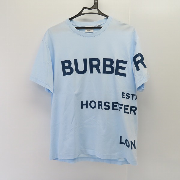 実際に弊社で買取させて頂いたBurberry/バーバリー HORSE FERRY ROAD logo-print T-shirt ロゴプリントTシャツ 8040765/S