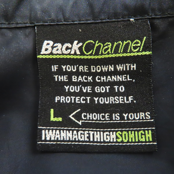 実際に弊社で買取させて頂いたBackChannel/バックチャンネル バックプリント コーチジャケット/Lの画像 2枚目