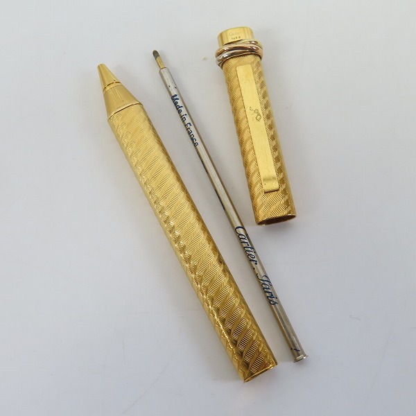実際に弊社で買取させて頂いたCartier/カルティエ トリニティ キャップ式 ボールペンの画像 7枚目