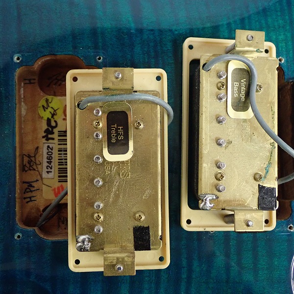 実際に弊社で買取させて頂いた★PRS/Paul Reed Smith/ポールリードスミス CUSTOM 24 10 TOP コイルタップ搭載 バードインレイ ハードケース付の画像 5枚目