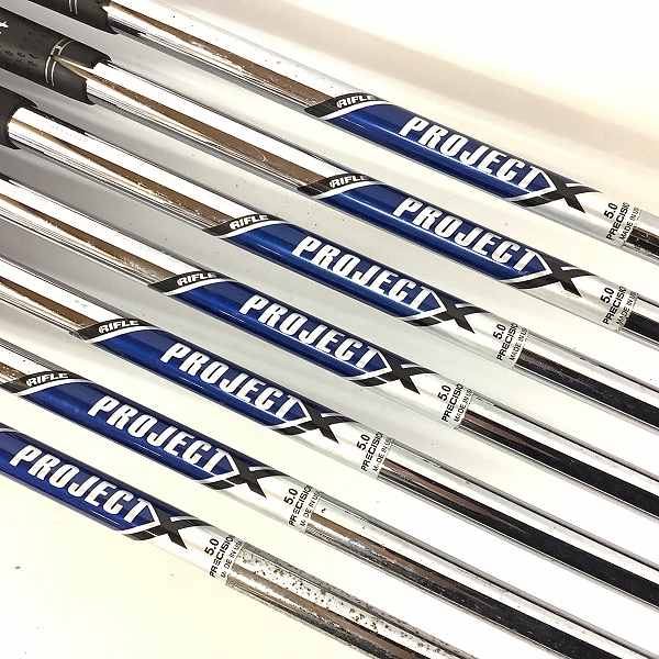 実際に弊社で買取させて頂いたTitleist/タイトリスト 710 CB FORGED ＃4～9,Pw アイアンセット 7本セット プロジェクトX 5.0の画像 5枚目
