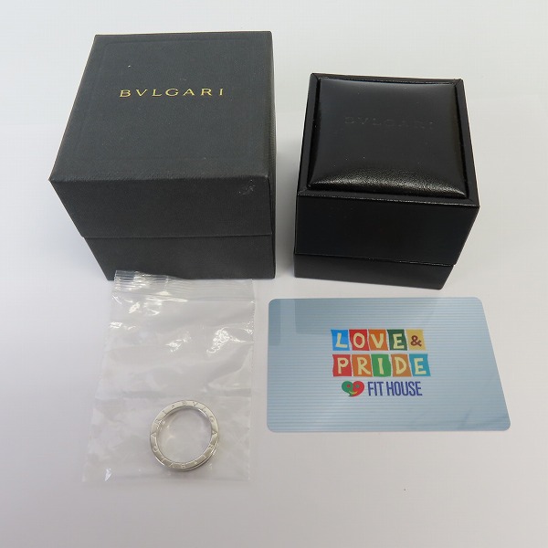 実際に弊社で買取させて頂いた【ギャラ付】BVLGARI/ブルガリ K18WG B-ZERO1/ビーゼロワン 1バンド リング/指輪 58/18号の画像 7枚目