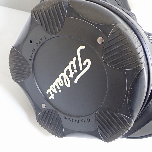 実際に弊社で買取させて頂いたTitleist/タイトリスト 9.5型 CB810-BK キャディバッグ ブラックｘホワイトの画像 7枚目