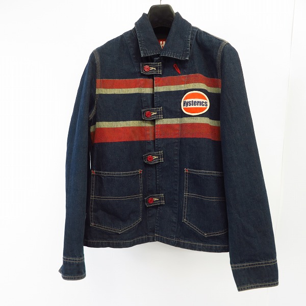 実際に弊社で買取させて頂いたHysterics/ヒステリックス ペイント デニムカバーオール 2AB-4700 F