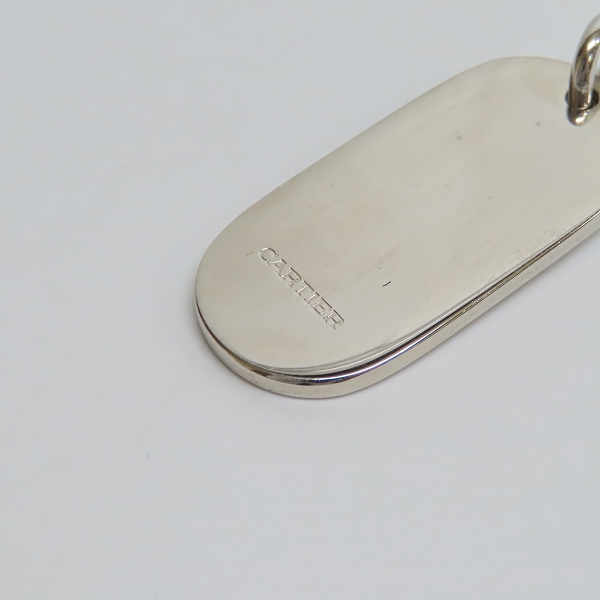 実際に弊社で買取させて頂いたCartier/カルティエ ロゴ入り ドッグタグの画像 3枚目