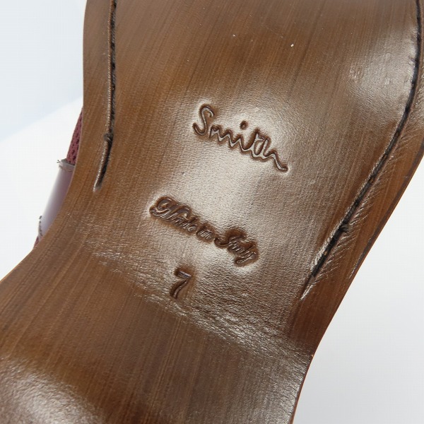 実際に弊社で買取させて頂いたPaul Smith/ポールスミス タッセルローファー レザーシューズ/7の画像 5枚目