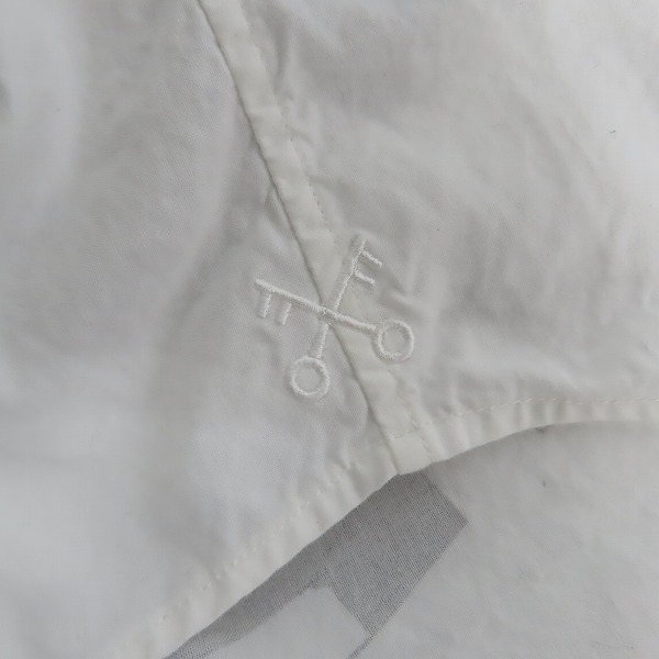 実際に弊社で買取させて頂いたuniform experiment/ユニフォームエクスペリメント ロゴ/バックペイント ボタンシャツ/4の画像 7枚目