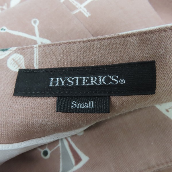 実際に弊社で買取させて頂いたHYSTERICS/ヒステリックス SKULL BAND総柄 タックSK スカート 05171AK01/Sの画像 2枚目