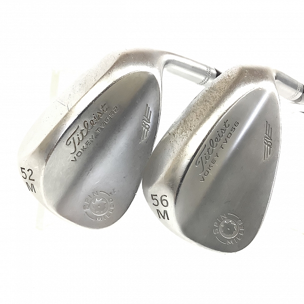 実際に弊社で買取させて頂いたTitleist/タイトリスト BV VOKEY TVD52/56 SPIN MILLED 52°/M,56°/M ウェッジ 2本セット 