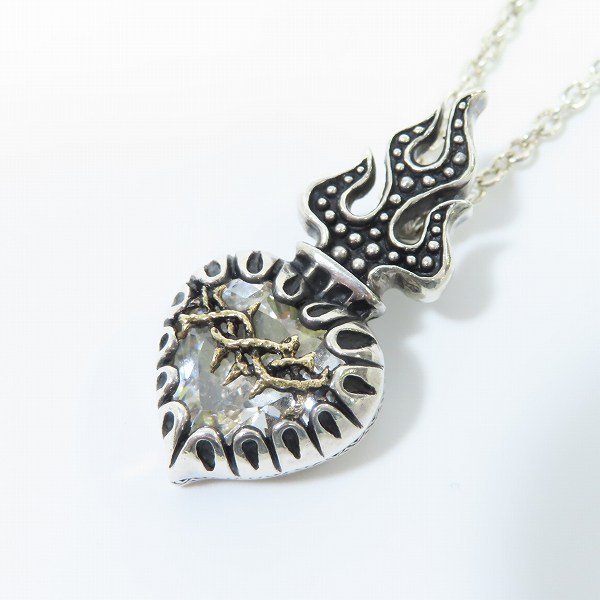 実際に弊社で買取させて頂いたLeathers＆Treasures/レザーズ＆トレジャーズ SK セイクリッドハート 2nd ネックレス/ペンダント 