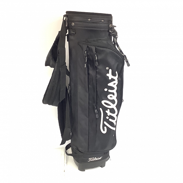 実際に弊社で買取させて頂いたTitleist/タイトリスト 5分割 スタンドキャディバッグ ブラックの画像 3枚目