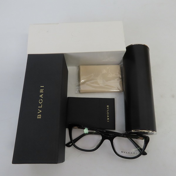 実際に弊社で買取させて頂いたBVLGARI/ブルガリ 眼鏡 メガネ フレーム 4092の画像 9枚目