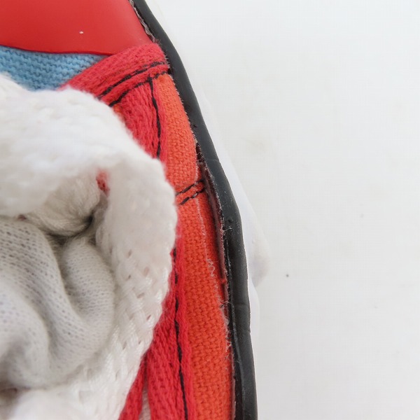 実際に弊社で買取させて頂いたMaison MIHARA YASUHIRO/メゾンミハラヤスヒロ オリジナルソールプリントキャンバスハイトップスニーカー/41の画像 6枚目