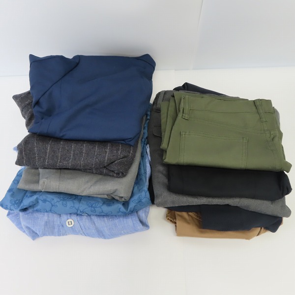 実際に弊社で買取させて頂いた【おまとめ/10点/未使用含む】JOURNAL STANDARD/EDIFICE/nano他 テーラードジャケット/パンツの画像 1枚目