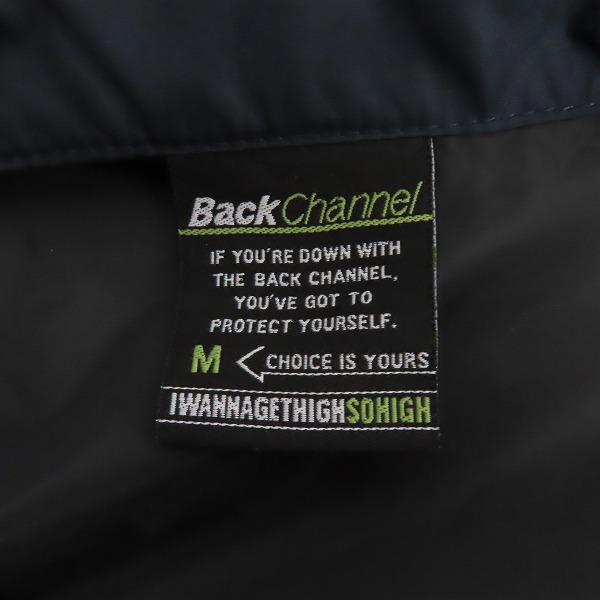 実際に弊社で買取させて頂いたBackChannel/バックチャンネル コーチジャケット ネイビー/Mの画像 2枚目