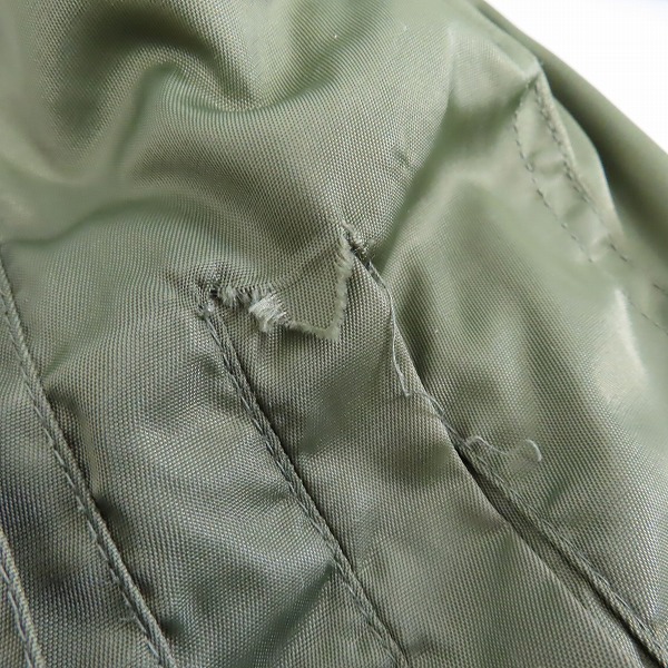 実際に弊社で買取させて頂いたDEVILOCK/デビロック MA-1 フライトジャケット/Mの画像 7枚目