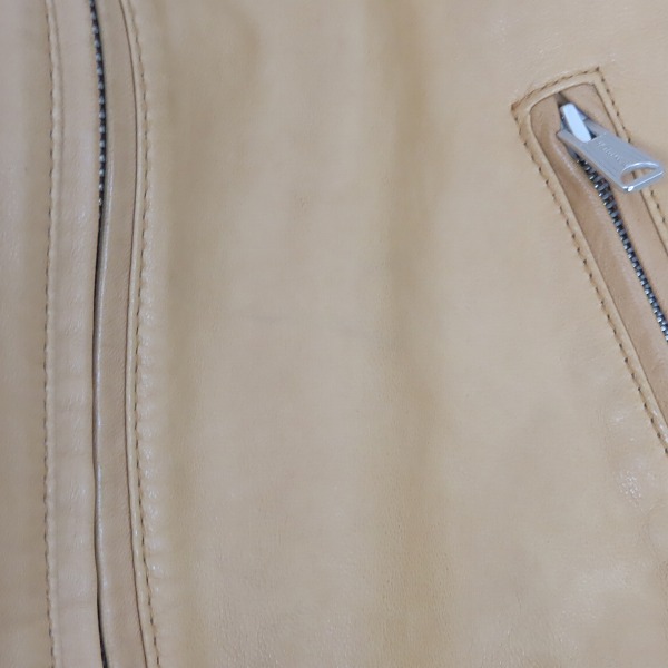 実際に弊社で買取させて頂いたJOURNAL STANDARD/ジャーナルスタンダード シープレザー ジップアップジャケット/Mの画像 7枚目