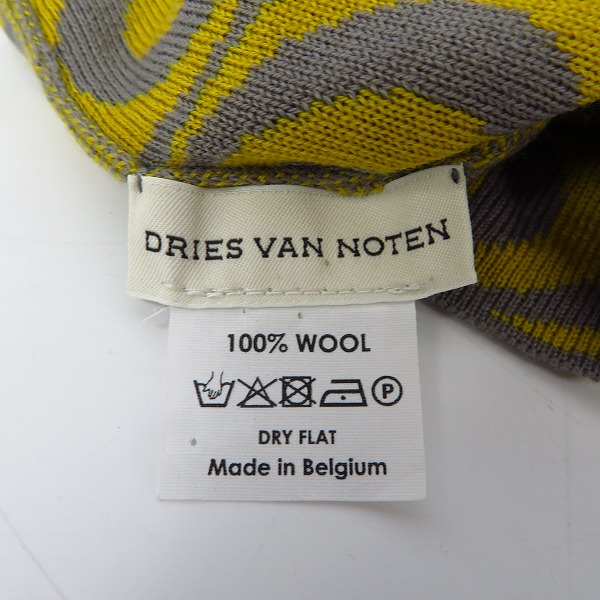実際に弊社で買取させて頂いたDRIES VAN NOTEN/ドリスヴァンノッテン ニット帽の画像 6枚目