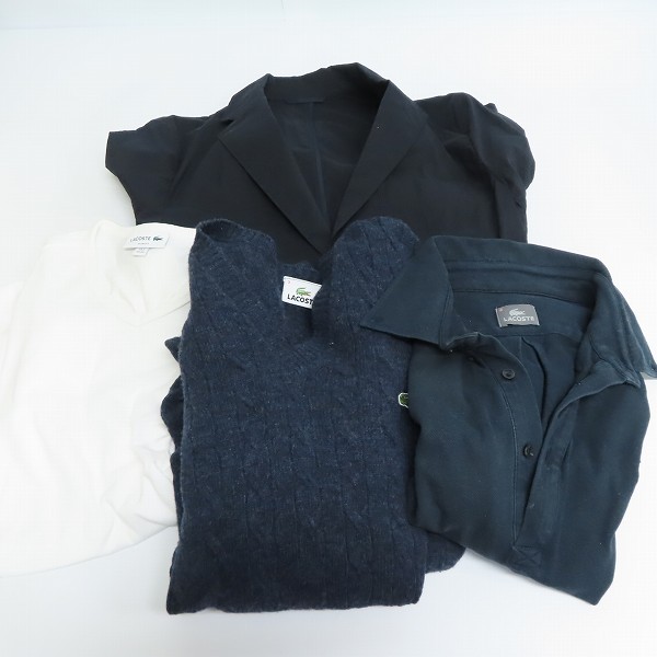 実際に弊社で買取させて頂いた【おまとめ15点↑】LACOSTE/ラコステ ジャケット シャツ ニット パンツ 他の画像 3枚目