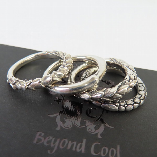 実際に弊社で買取させて頂いた【ギャラ付】Bloody Mary/ブラッディマリー mixture/ミクスチャー 4連リング/17号