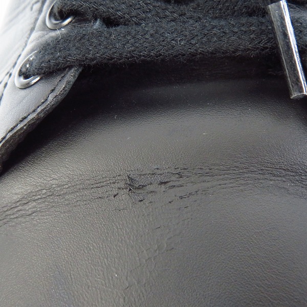 実際に弊社で買取させて頂いたCELINE/セリーヌ TRIOMPHE トリヨンフ スニーカー ブラック Unlock Your Fantasies' CMNA0D/41の画像 7枚目