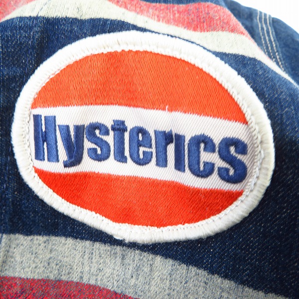 実際に弊社で買取させて頂いたHysterics/ヒステリックス ペイント デニムカバーオール 2AB-4700 Fの画像 3枚目