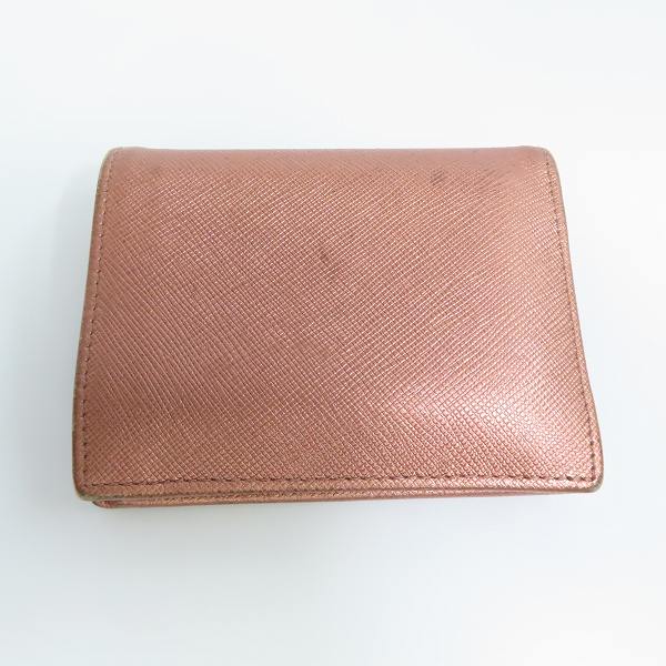 実際に弊社で買取させて頂いたPRADA/プラダ  2つ折り コンパクト 財布/ウォレットの画像 1枚目