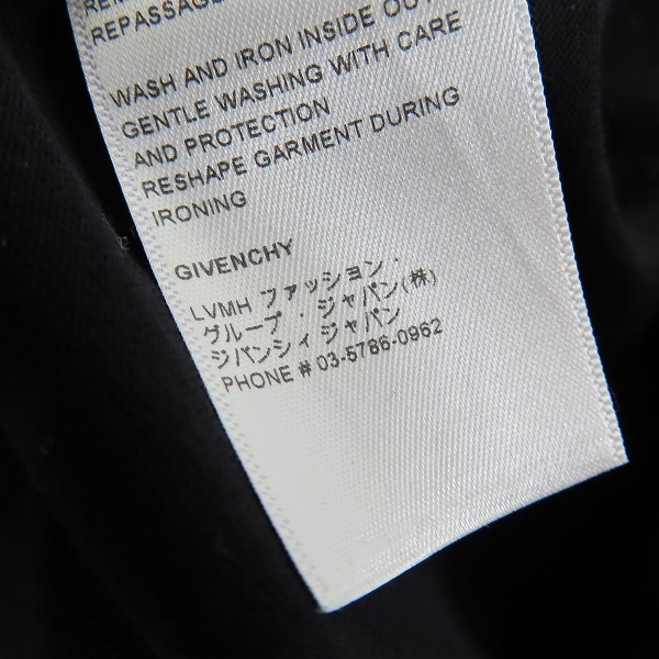 実際に弊社で買取させて頂いた【JPタグ】GIVENCHY/ジバンシィ オーバーサイズ ロゴプリント 半袖Tシャツ BM71533Y6B/Sの画像 5枚目