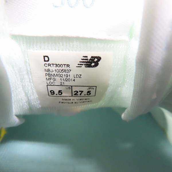 実際に弊社で買取させて頂いたNEW BALANCE/ニューバランス アーバンリサーチ別注 スニーカー CRT300TR/27.5の画像 5枚目