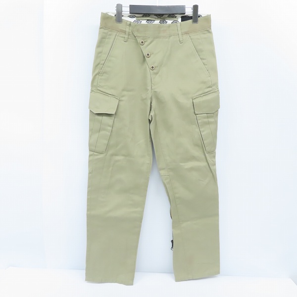 実際に弊社で買取させて頂いたRICO×Dickies/リコ×ディッキーズ ZIP付き カーゴパンツ ベージュ/S
