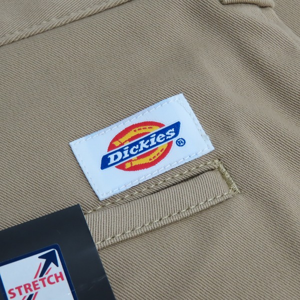 実際に弊社で買取させて頂いた【未使用】Dickies/ディッキーズ TC ストレッチ ナローパンツ 133M40WD03/36の画像 6枚目