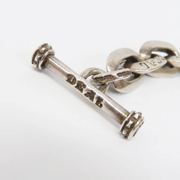 実際に弊社で買取させて頂いたDEAL DESIGN/ディールデザイン ロゴ チェーンブレスレットの画像 2枚目