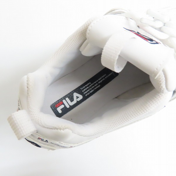 実際に弊社で買取させて頂いたFILA/フィラ DISRUPTOR 2 NEW TAPEY TAPE/ディスラプター 2 ニューテイピーテープ 1GM00848-100 /26.5の画像 4枚目