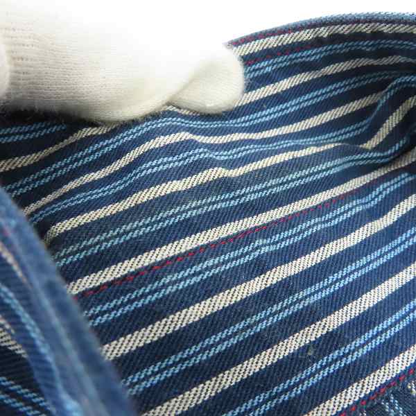 実際に弊社で買取させて頂いたSUGAR CANE/シュガーケーン ストライプ柄 長袖ボタンシャツ/Mの画像 4枚目