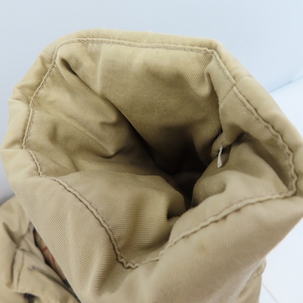 実際に弊社で買取させて頂いたBURBERRY LONDON BLUE LABEL/バーバリーロンドンブルーレーベル ダウンジャケット/38の画像 5枚目