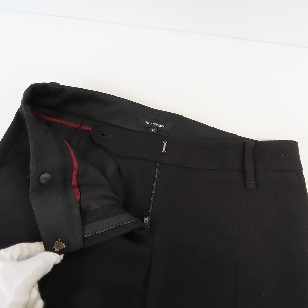 実際に弊社で買取させて頂いた【未使用】BURBERRY/バーバリー ウールパンツ/40の画像 5枚目