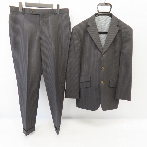 実際に弊社で買取させて頂いたdunhill/ダンヒル スーツ ストライプ柄 3B ジャケット/パンツ セットアップ/スーツ