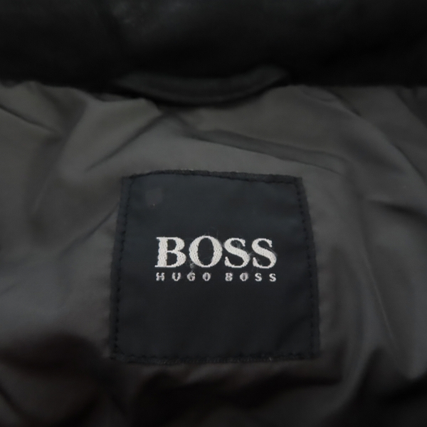 実際に弊社で買取させて頂いたHUGO BOSS/ヒューゴボス カーフレザーダウンジャケット/50の画像 2枚目