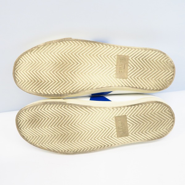 実際に弊社で買取させて頂いたCELINE/セリーヌ TRIOMPHE トリヨンフ スニーカー 400A03/41の画像 2枚目