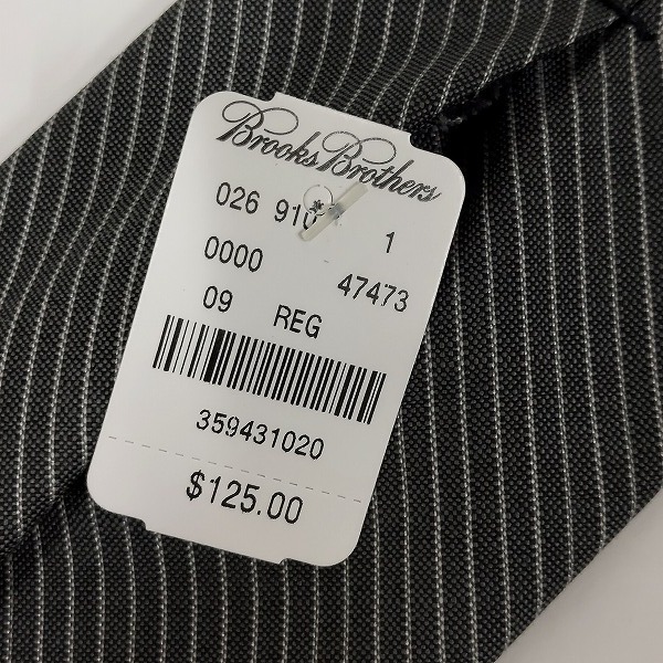 実際に弊社で買取させて頂いたBLACK FLEECE/Brooks Brothers/ARMANI 無地/斜めストライプ等 ネクタイ  おまとめ8点の画像 9枚目