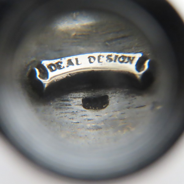 実際に弊社で買取させて頂いたDEAL DESIGN/ディールデザイン  リリーフレーム クロスリング/13号の画像 5枚目