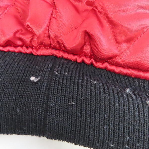 実際に弊社で買取させて頂いたMASTERPIECE/マスターピース スタジアムジャンパー/スタジャン/Lの画像 5枚目