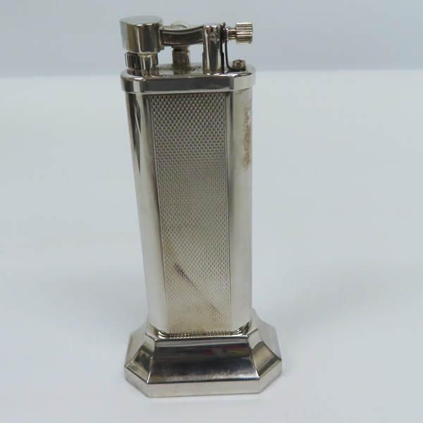 実際に弊社で買取させて頂いたdunhill/ダンヒル  卓上ガスライター イングランド製 シルバー の画像 1枚目