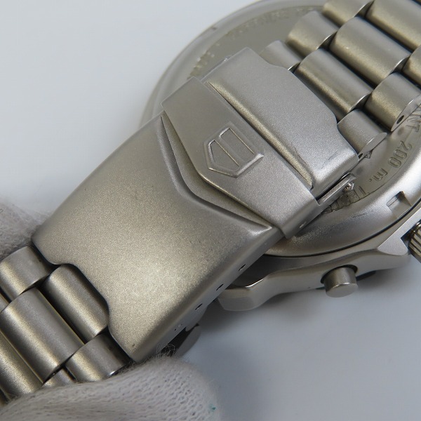 実際に弊社で買取させて頂いたTAG Heuer/タグホイヤー FORMULA1/フォーミュラ1 クロノグラフ CA1212-1 WT0250【動作未確認】の画像 5枚目