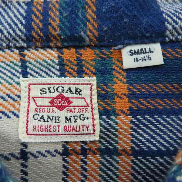 実際に弊社で買取させて頂いたSUGARCANE/シュガーケーン チェック柄 長袖 ワークシャツ SC27383/Sの画像 2枚目