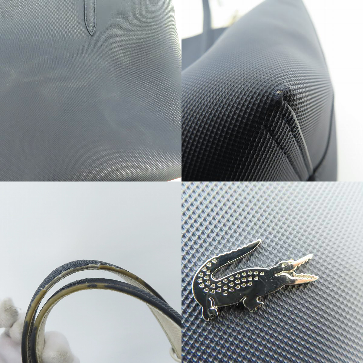 実際に弊社で買取させて頂いたLACOSTE/ラコステ リバーシブル トートバッグの画像 6枚目